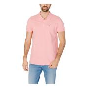 Polo Shirts Tommy Jeans , Pink , Heren