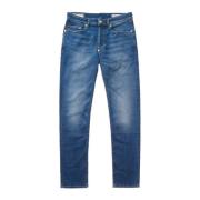 Blauwe Denim Jeans Blauer , Blue , Heren