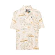 Short Sleeve Shirts Deus Ex Machina , Beige , Heren