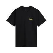 Heren T-shirt met korte mouwen Vans , Black , Heren