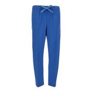 Slim-fit Trousers Semicouture , Blue , Dames