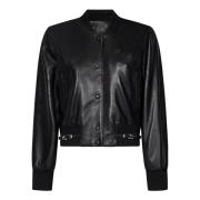 Leather Jackets Givenchy , Black , Dames