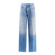 Straight Jeans Gucci , Blue , Dames