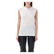 Mouwloze Top Y/Project , White , Dames