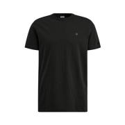 Slub Essential Slim Fit T-Shirt Cast Iron , Black , Heren