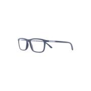 Blauwe Clip Optische Zonnebril Emporio Armani , Blue , Heren