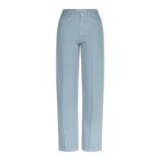 Straight Trousers Drykorn , Blue , Dames
