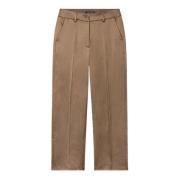 Cropped Trousers Luisa Cerano , Brown , Dames