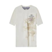 T-Shirts Aeronautica Militare , Beige , Heren