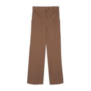 Wide Trousers Circolo 1901 , Brown , Dames