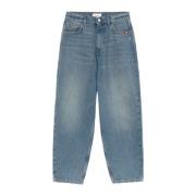 Vintage Denim Jeans Amish , Blue , Dames