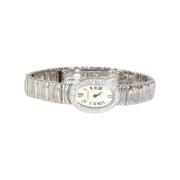 Pre-owned White Gold watches Cartier Vintage , Gray , Dames