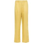 Straight Trousers Fabiana Filippi , Yellow , Dames