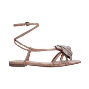 Flat Sandals Lola Cruz , Beige , Dames