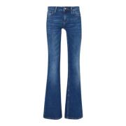 Glamoureuze Flared Jeans voor Vrouwen Liu Jo , Blue , Dames