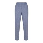 Slim-fit Trousers Peserico , Blue , Dames