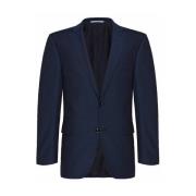 Klassieke Wollen Blazer Carl Gross , Blue , Heren