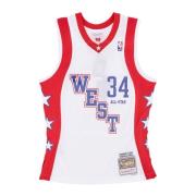 NBA Wit Shirt Shaquille O'Neal 2004 Mitchell & Ness , White , Heren