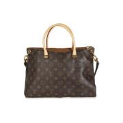 Pre-owned Canvas louis-vuitton-bags Louis Vuitton Vintage , Brown , Da...