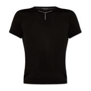 T-shirt met logo Y/Project , Black , Dames