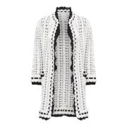 Pre-owned Polyester outerwear Chanel Vintage , White , Dames