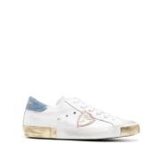 Lage Top Sneakers Wit/Blauw Philippe Model , Multicolor , Dames
