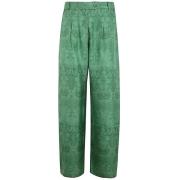 Wide Trousers Pierre-Louis Mascia , Green , Dames