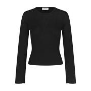 Zwarte Glitter Top Tom Modström , Black , Dames