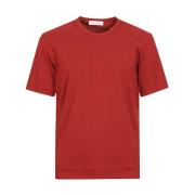 T-Shirts Tela Genova , Red , Heren