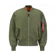 Klassieke Ma-1 Flight Jacket Alpha Industries , Green , Heren