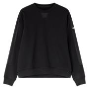 Moderne Crewneck Sweatshirt add , Black , Heren