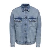 Denim Jack Only & Sons , Blue , Heren