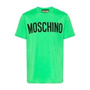 T-Shirts Moschino , Green , Heren