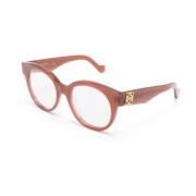 Rood Optisch Montuur Stijlvol Must-Have Loewe , Brown , Dames