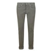 Corduroy Skinny Fit Jeans Dondup , Gray , Heren