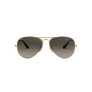 Rb3025 Zonnebril Aviator Havana Collectie Gepolariseerd Ray-Ban , Gray...