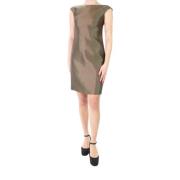 Pre-owned Wool dresses Gucci Vintage , Green , Dames