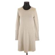 Pre-owned Wool dresses Balenciaga Vintage , Beige , Dames