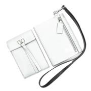Pre-owned Leather pouches Valentino Vintage , White , Dames