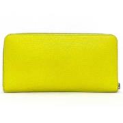 Pre-owned Leather wallets Loewe Pre-owned , Yellow , Dames