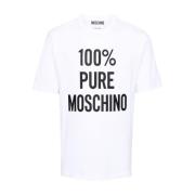 T-Shirts Moschino , White , Heren