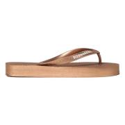 Zomerse Chic Slippers Dsquared2 , Brown , Dames
