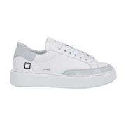 Witte en IJs Sfeer Sneakers D.a.t.e. , White , Dames