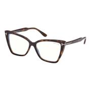 Eyewear frames FT 5844-B Blue Block Tom Ford , Brown , Dames
