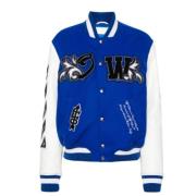 Bomber Jackets Off White , Multicolor , Dames