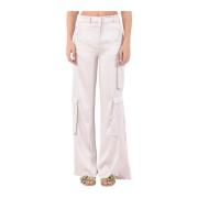 Wide Trousers Actualee , Beige , Dames