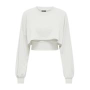 Sweatshirts Only , White , Dames