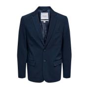 Stijlvolle Jas voor Mannen Only & Sons , Blue , Heren