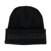 Beanies Dsquared2 , Black , Heren