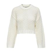 Stijlvolle Trui Only , White , Dames